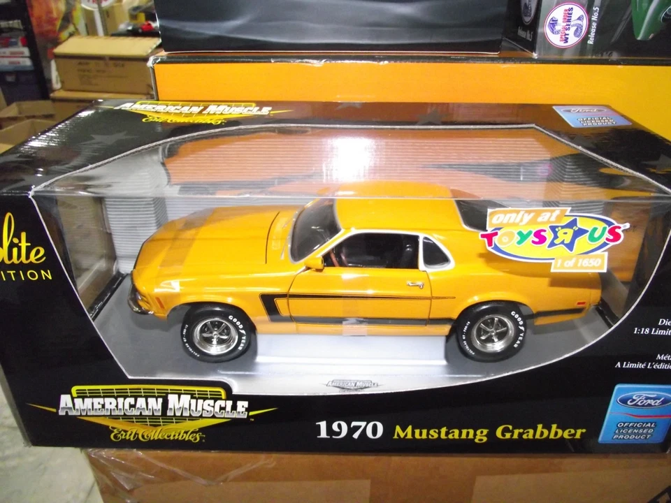 Ertl 1/18 1970 ford mustang grabber orange TRU NIB - Image 1 of 1