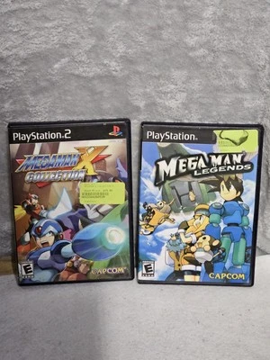 Set Of 2 Megaman PS/PS2. 1998/99 CAPCOM - Image 1 of 4