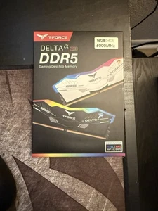 T-Force Delta RGB DDR5 Ram 16GB (2x8GB) CL38 6000MHz (FF7D516G6000HC38ADC01) - Picture 1 of 4