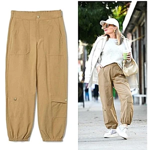 Pantaloni cargo Cabi $144 Cabi Galaxy marroni nuovi con etichette taglia M #6480 ~ collezione autunno 2024 - Foto 1 di 2