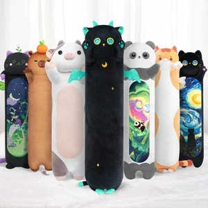 Long Cat Plush, 5 Sizes, 120% Extra Filling Giant Plushness Kids Body Pillow,... - Picture 1 of 8
