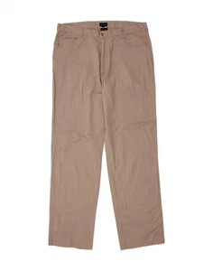 DIADORA Hombre Pantalón Recto Informal EU 48 Mediano W40 L37 Marrón Algodón J219 - Imagen 1 de 3