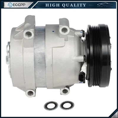 AC Compressor Fits Chevrolet Corvette 5.7L 1997 1998 1999 2000 - Image 1 of 4