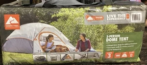 Ozark Trail 3-Person Camping Dome Tent- Outdoor Equipment- - Picture 1 of 1