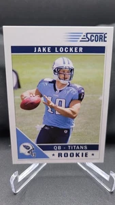 2011 Score - Rookie Jake Locker #343 (RC) - Picture 1 of 2