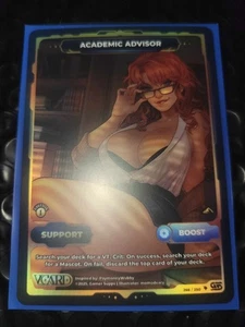 Vcard TCG Awakened Worlds Gamersupps Secret Rare Academic Advisor - Picture 1 of 1
