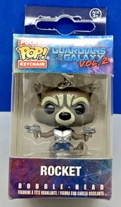 NEW Funko Pocket POP! Marvel Keychain Bobble-Head Guardians of the Galaxy Rocket - Picture 1 of 5