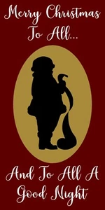 ARTÍCULO DE PLANTILLAS 8529 J 11"x20" - FELIZ NAVIDAD A TODOS - PLANTILLAS MYLAR REUTILIZABLES - Imagen 1 de 1