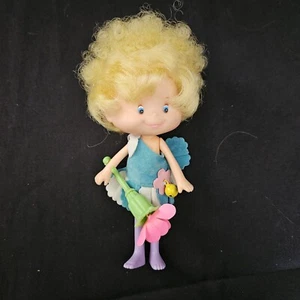 Vintage 1982 Strawberry Shortcake Friends Herself Elfe Puppe klingelnder Glockenstab - Bild 1 von 4