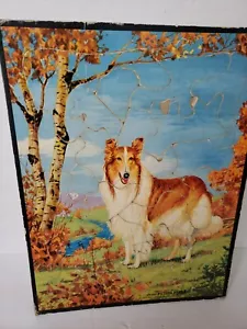 Vintage Lassie Puzzle 1953 Whitman Frame Tray Puzzle TV Show Complete - Picture 1 of 5