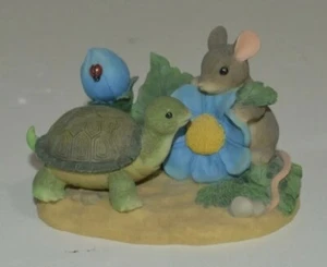 Vintage Charming Tails-Time to Smell the Flowers-Collectible Figurine NiB NRFB - Picture 1 of 5