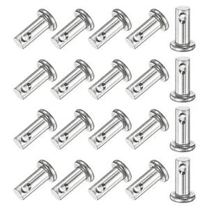 20-Pack Single Hole Clevis Pins M5 x 12mm 304 Stainless Steel Flat Head Clevi... - Picture 1 of 6
