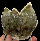 Dolomite sur cristaux de quartz fumés : mine Cavnic. Maramures, Roumanie 