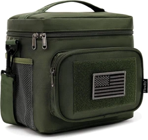 Flowfly Tactical Lunch Bag Large Insulated Lunch Box Cooler Tote for Men, Women - Picture 1 of 12