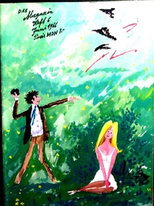DDR Das Magazin-6/1966 -Akt Erotik Werbung vintage Sammler-Geburtdtagszeitung - Bild 1 von 4
