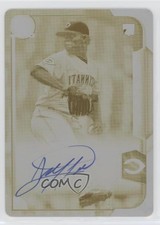 2015 Bowman Chrome Printing Plate Yellow 1/1 Daniel Corcino Rookie Auto RC 0x1