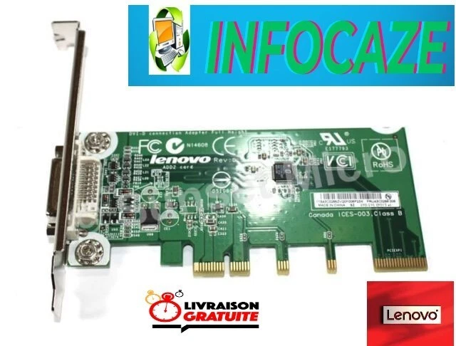 SCHEDA IBM Lenovo Thinkcenter M57 scheda video PCI desktop 03T6005 43C0258 - Immagine 1 di 4