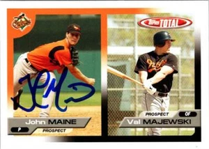 John Maine autographed Baseball Card (Baltimore Orioles) 2005 Topps Total #699 - Picture 1 of 1