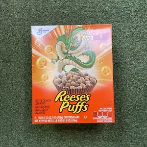 Dragon Ball Z Cereal 2 Pack Shenron Dragon Reese's Puffs Limited Edition Cereal - Picture 1 of 8