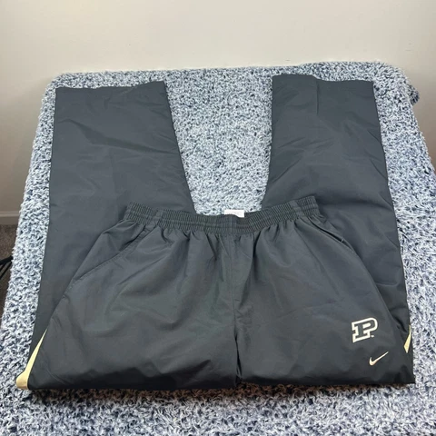 Nike Purdue Boilermakers Windbreaker Track Pants Mens Extra Large XL Stretch Cover