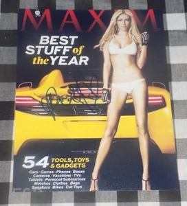 Modellino fotografico firmato Paulia Gretzky 8x10 Maximum Golf Digest - Foto 1 di 1