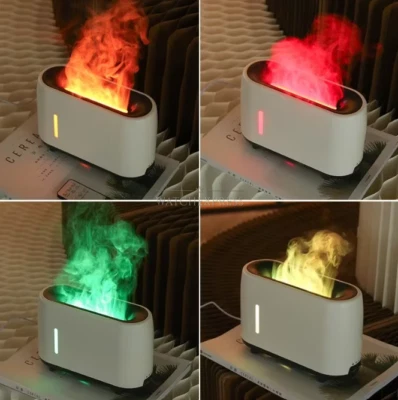 DIFFUSORE Aroma - Effetto Fiamma Oli Essenziali Multicolore Profumo AROMATERAPIA - Immagine 1 di 4