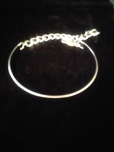 1/4 INCH 14K W GOLD CLAD ID CUFF BRACELET + BONUS 7.5 ADJUSTABLE FITS 7-9 IN - Picture 1 of 16