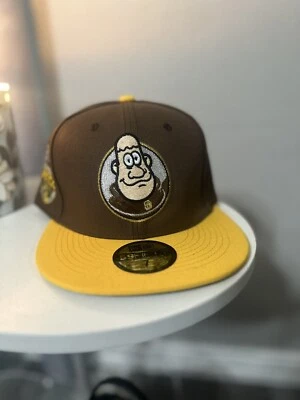 San Diego Padres Petco Park New Era 59fifty Fitted Cap Size 7 %100 Wool - Image 1 of 4