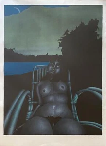 Paul Wunderlich Twilight Hand Signed Limited Lithograph on Paper Nude Erotic - Picture 1 of 1