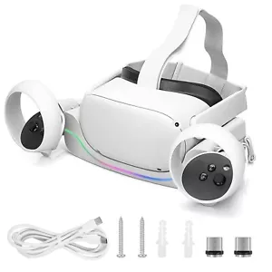 Magnetic Charging Dock Charger Station Stand Base for Oculus Quest 2 VR Headset - Picture 1 of 7