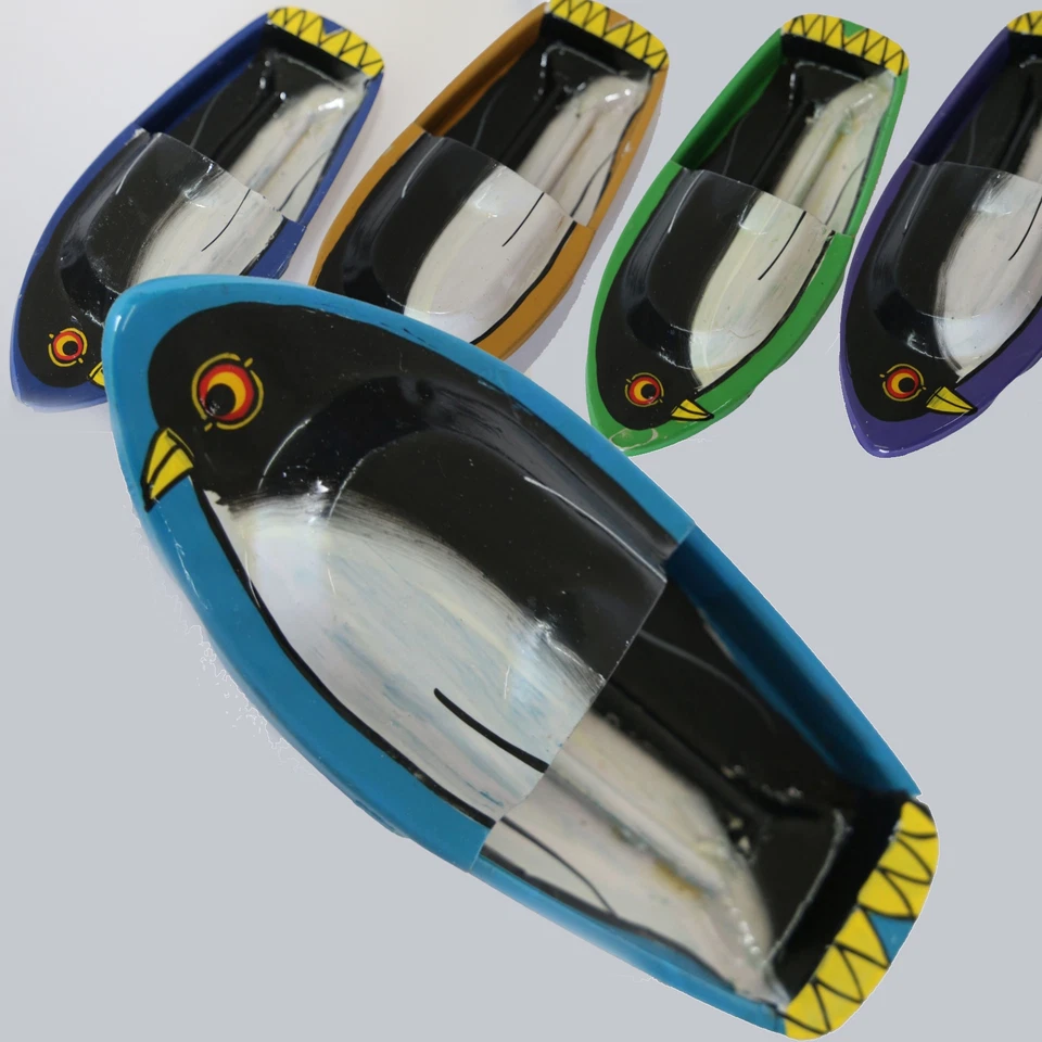 Knatterboot Kerzenboot Pinguin Pop Pop-Boot Dampfschiff Dampfboot Indien  - Bild 1 von 1