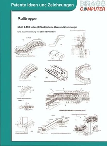 Rolltreppe, über 2.460 Seiten patente Ideen und Zeichnungen - Bild 1 von 1