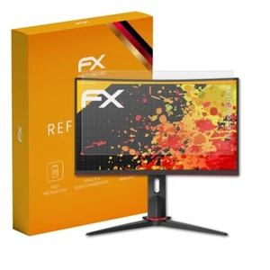 atFoliX Screen Protection Film for AOC CQ32G2SE/BK matt&shockproof - Afbeelding 1 van 8