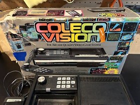 Coleco ColecoVision (Model 2400) Video Game System - Black Complete