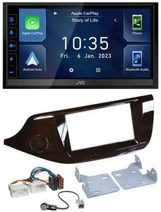 JVC DAB Bluetooth MP3 USB 2DIN Autoradio für Kia Ceed ab 12 glänzend - Bild 1 von 9