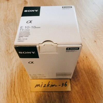 SONY E 10-18mm F4 OSS Lens for E Mount APS-C (SEL1018) -New from JP -Fast ship!! - Image 1 of 4