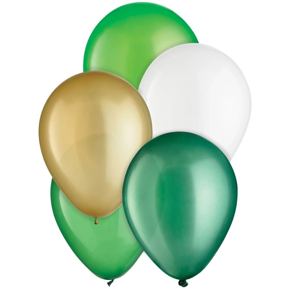 Латексные воздушные шары цвета St Patrick's Day 11 дюймов 15 в упаковке украшения - Изображение 1 из 1