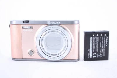 CASIO EXILIM EX-ZR1700 Gold 16.1 MP Digital Camera English Language From Japan - Image 1 of 4