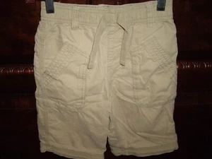 T18 GUC Boys Size M 5/6 Sonoma  Cotton Nylon Khaki Shorts Pockets - Picture 1 of 4