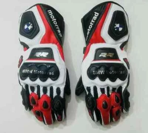 BMW Motorcycle Gloves Motorbike Racing Leather Gloves Motorbike Riding Gloves - Picture 1 of 2