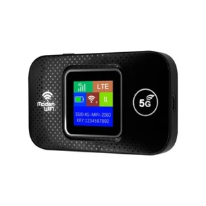 Modem Router Sim 4G 5G Wifi Hotspot Internet Portatile Ricaricabile display Led - Foto 1 di 7