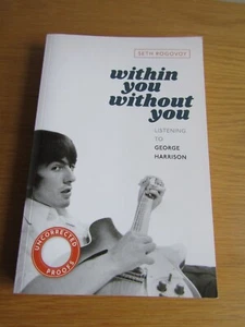 Within You Without You George Harrison Book Proof Copy Seth Rogovoy - Bild 1 von 2