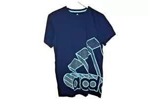 Adidas Youth Boy's Dark Blue Short Sleeve T-shirt - Size XL 18/20 NEW - Picture 1 of 5
