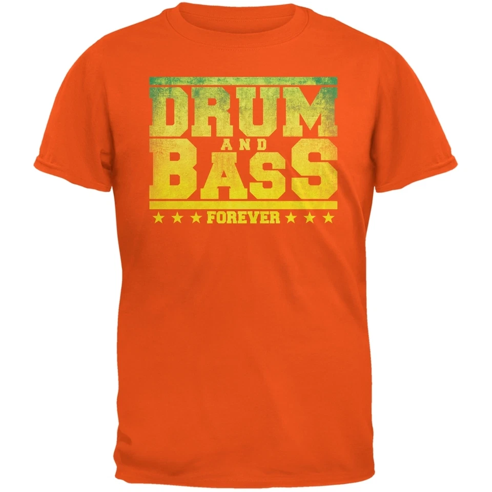 Camiseta Drum And Bass Forever Naranja Adulto Foto 1 de 1