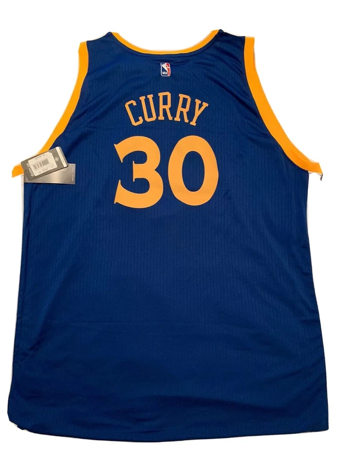 adidas Stephen Curry Men's Blue Golden State Warriors Swingman Jersey