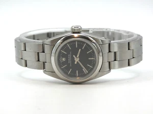 ROLEX Oyster Perpetual  Watches 67180 Stainless Steel/Stainless Steel Ladies - Picture 1 of 9
