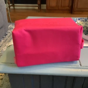 Clinique Skincare Makeup Beauty Cosmetic Train Case Travel Bag Pink - Picture 1 of 6