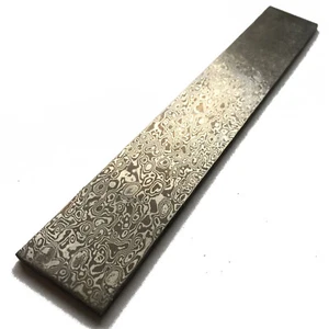 Cuchillo Billet Damasco Acero Inoxidable Barra Escala en Blanco - 200x30x3mm Aleatorio - Imagen 1 de 7