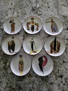 Lot 8 House of Erte Sammler Mode Teller von The Franklin Mint Limited Ed - Bild 1 von 17