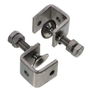 4 Pcs Stainless Steel U Clamps Mini Tiger Clips C Clamps Metal Working - Picture 1 of 8